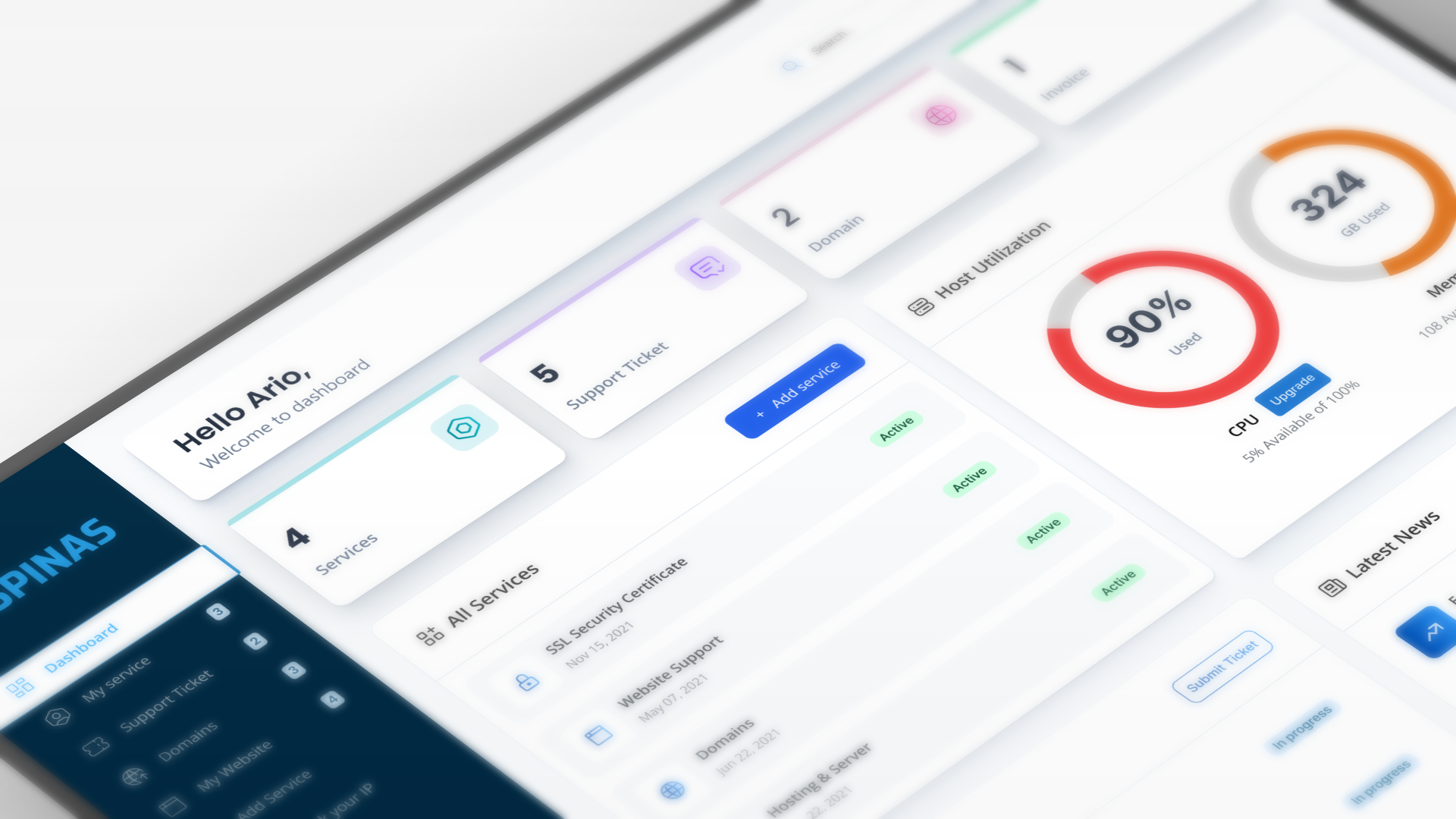 IP Unblock Dashboard Interface